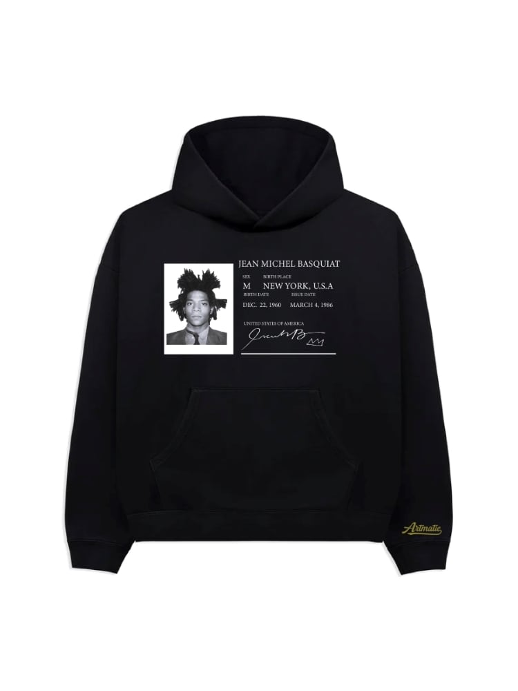 Artmatic "Basquiat Passport" Hoodie (Black)