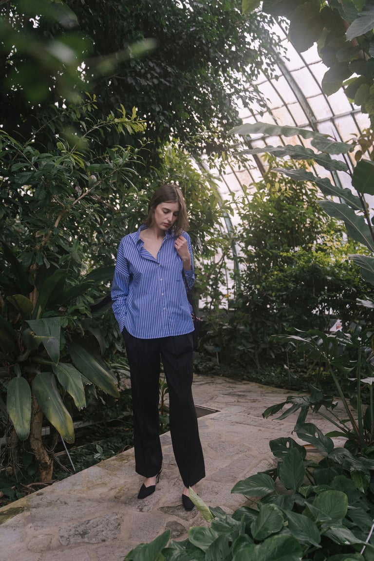 LA CHEMISE RAYURES BLEUES Image 2