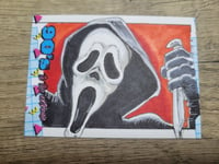 Scream Sketch Card