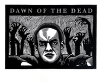 Image 1 of 'Dawn of the Dead' Linocut Print