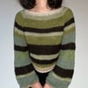 Striped Earth Tone Sweater 