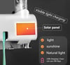 Solar Multifunctional Toothbrush Holder Automatic Toothpaste Squeezing Hole Free Wall Mount 