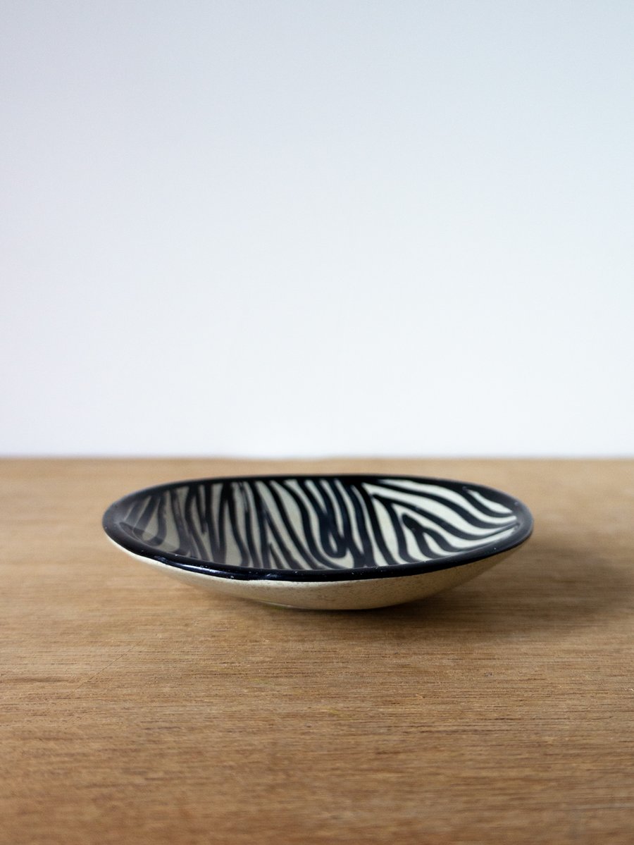 Image of zebra dish