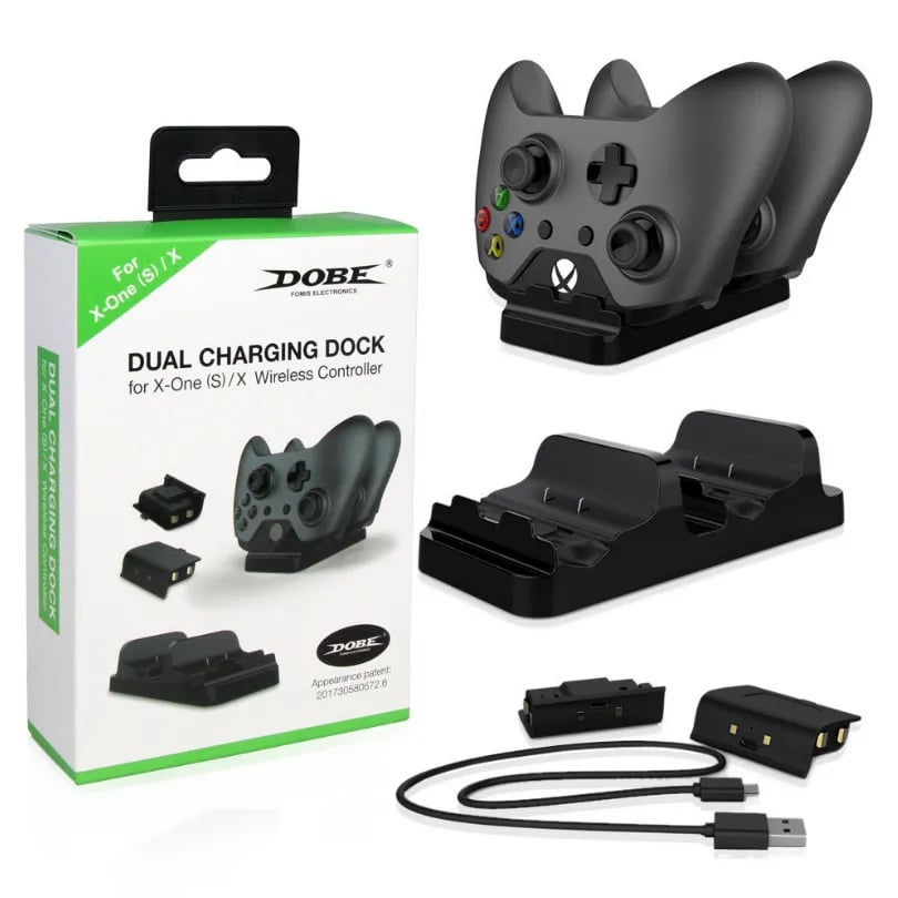 NEW XBOX One Dual Controller Rechargeable Battery Pack  And Charging Dock 