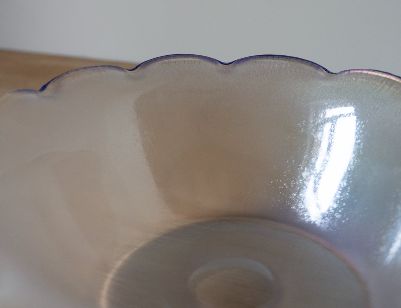 Image of wavy glass bowl