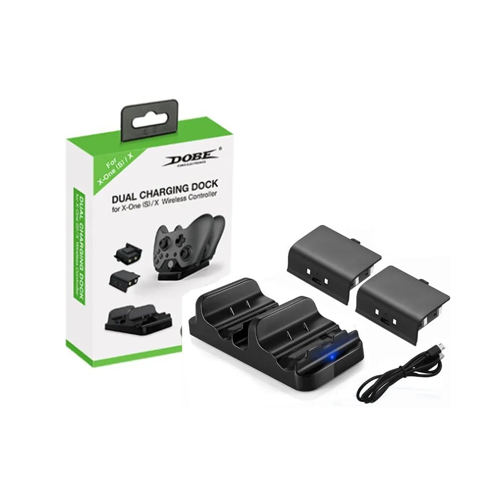 NEW XBOX One Dual Controller Rechargeable Battery Pack  And Charging Dock 