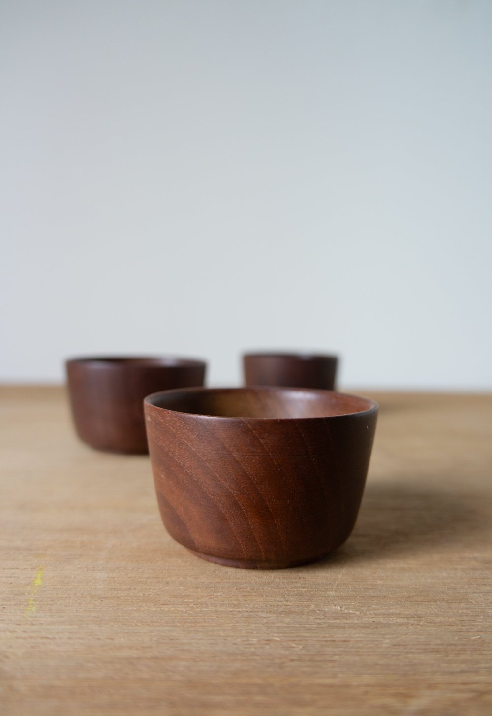 Image of teak cups