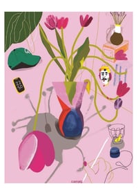 Gin and tulips
