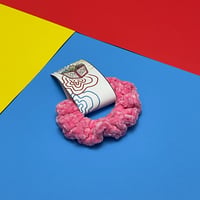 Hot Pink Scrunchies