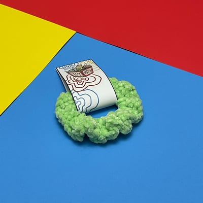 Image of Lime Green Scrunchie