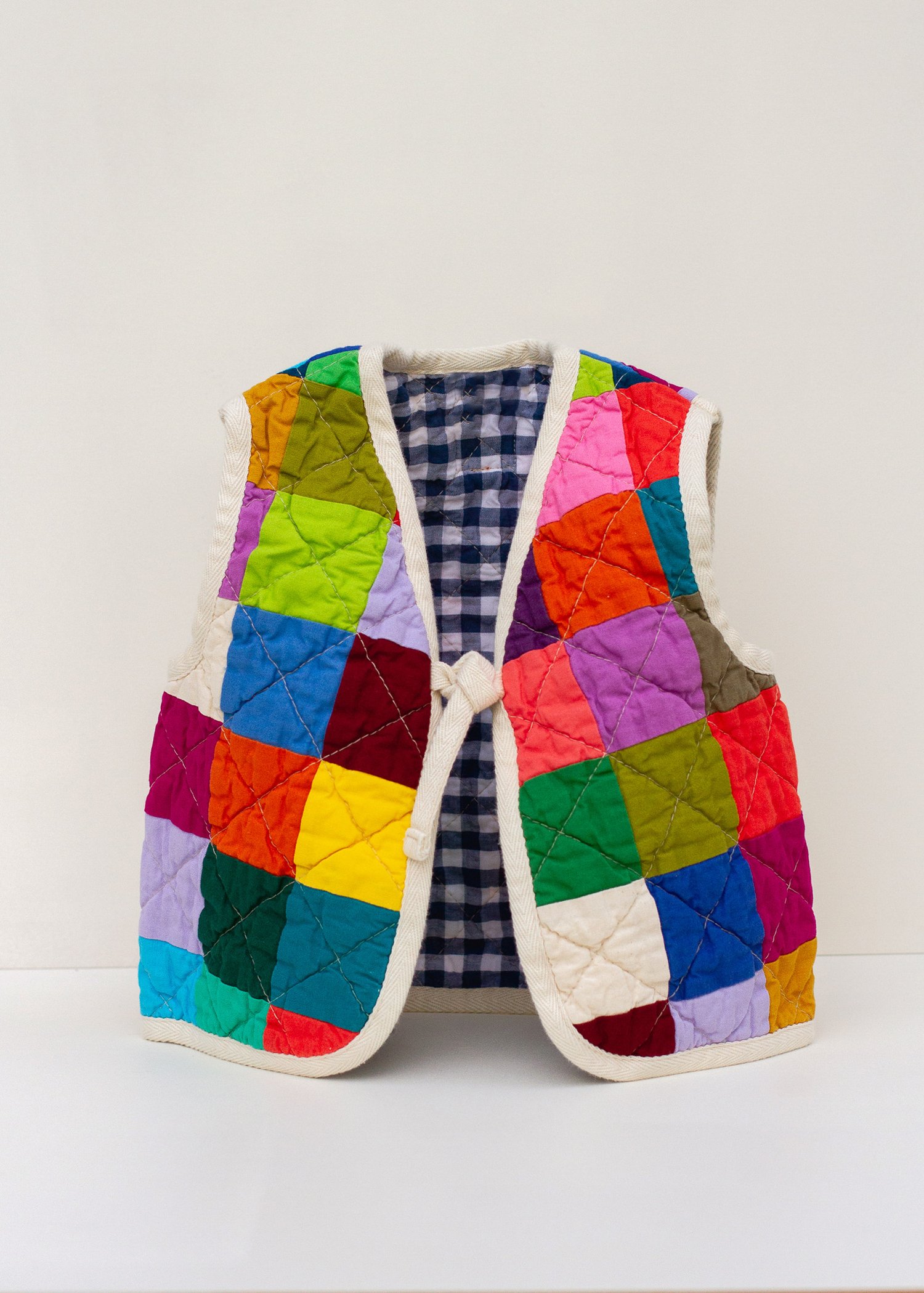 One Left! Reversible Patchwork Vests by KABIN | The Library