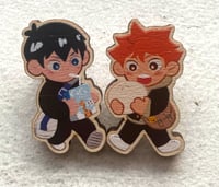 Hinata Kageyama Food Pins