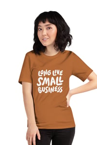 Image 1 of RTS - Long Live Small Business Tee - Toast