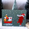 Collection "Barnabé l'ours de Noël": illustration "traineau de Noël"