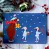 Collection "Barnabé l'ours de Noël": illustration "les trois mages"