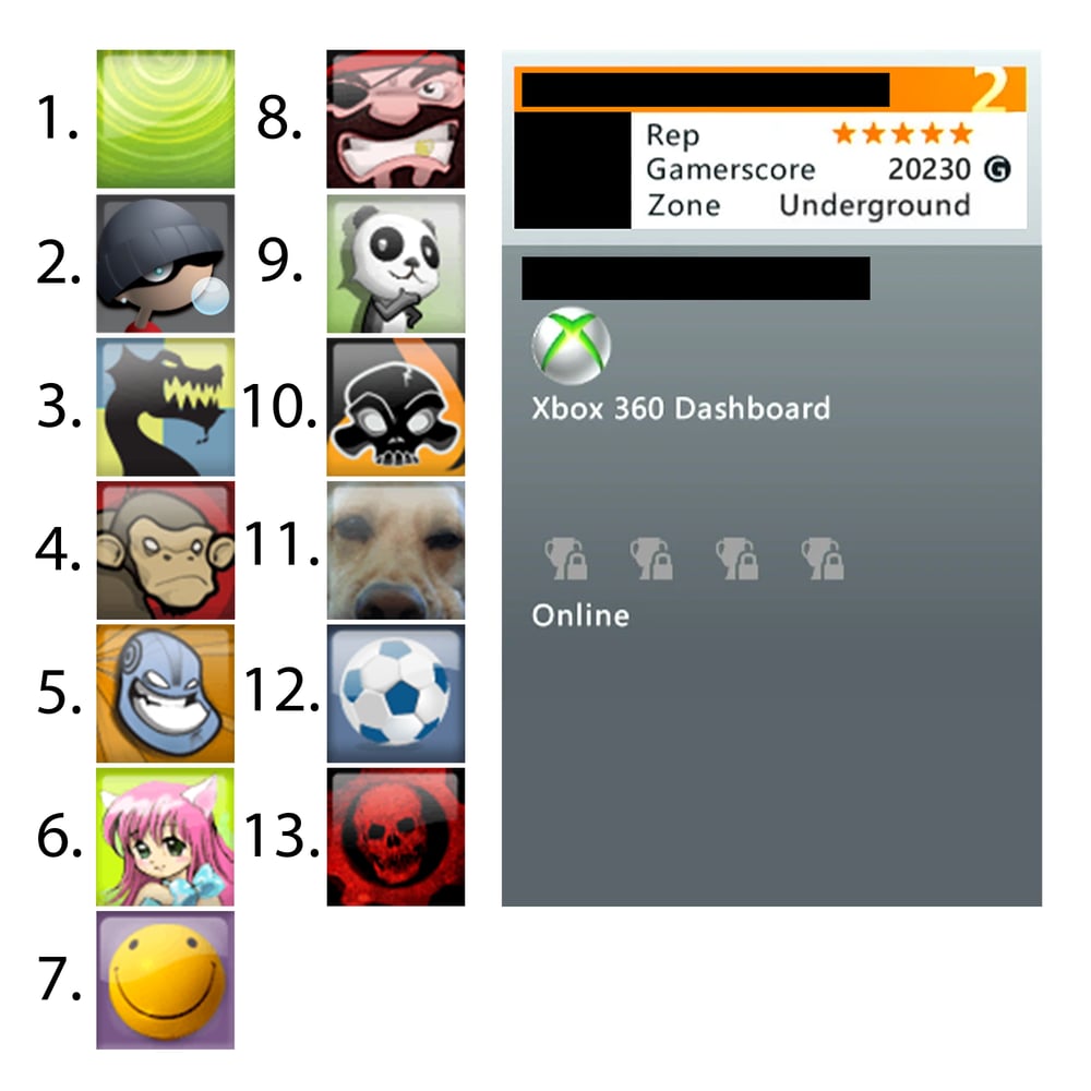 GAMERTAG BADGE IDENTIFICATION