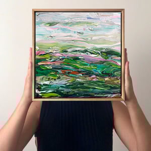 Image of Country no.52 - diptych - 33x66cm FRAMED