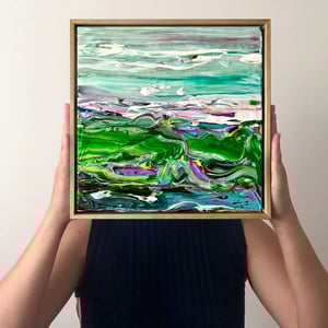 Image of Country no.52 - diptych - 33x66cm FRAMED