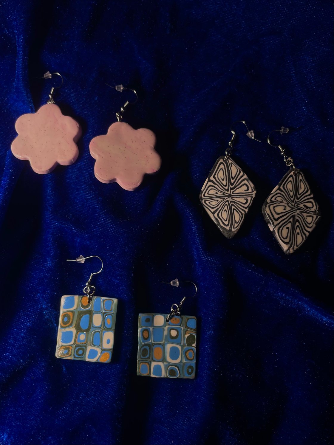 Image of polymer clay earrings (various)
