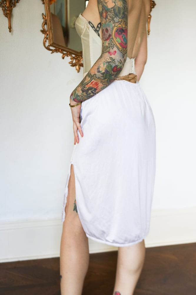 Image of Vintage 1950s French Antinea Half Slip (Small)
