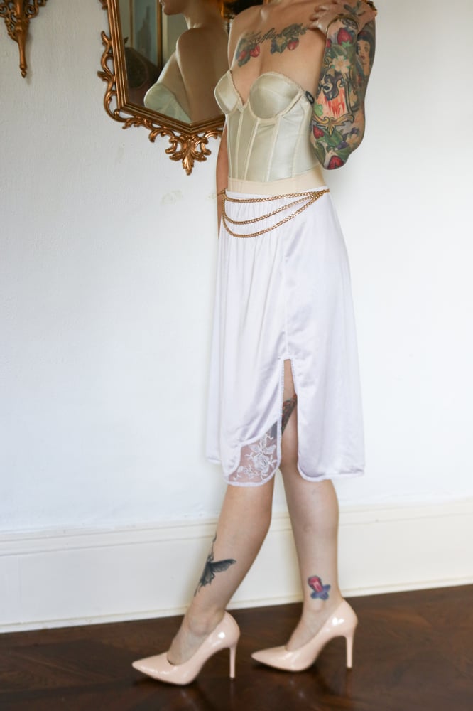 Image of Vintage 1950s French Antinea Half Slip (Small)