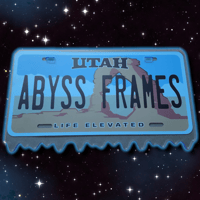 Fluorescent Blue Slime License Plate Cover