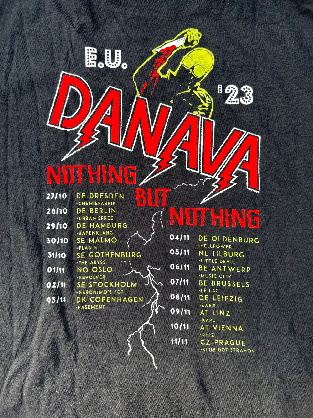 Danava '23 European Tour Tee