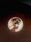 Black Girl Diamond Painting Coasters