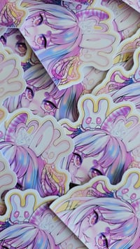 Image 2 of Rabbit Witch - Peeker Sticker 