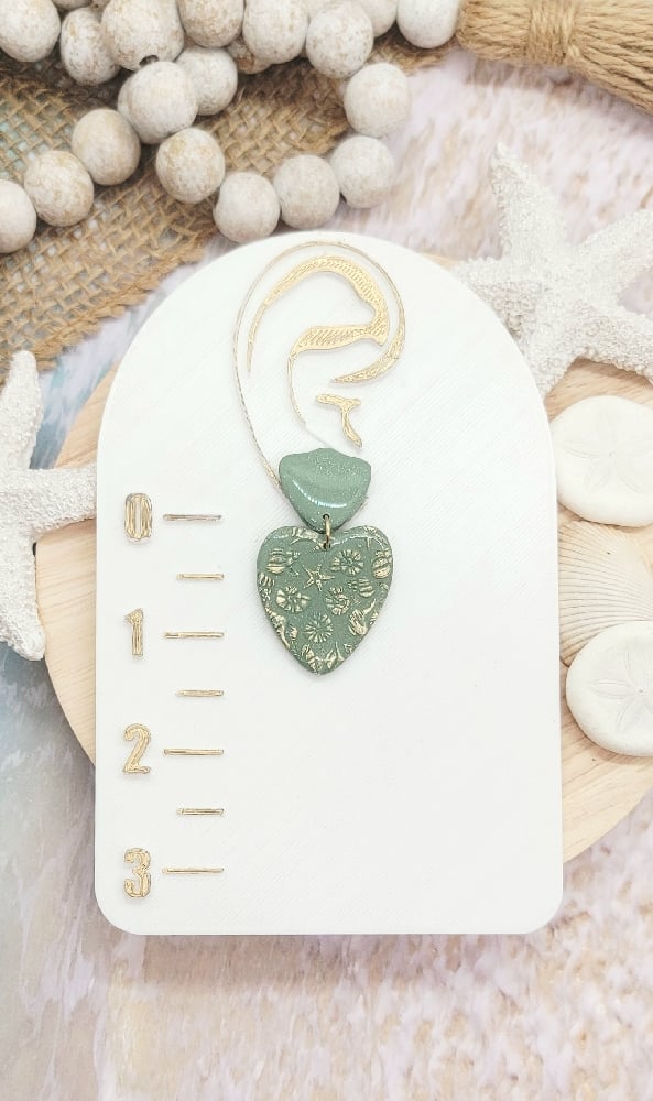 Image of Sage Seashell Dangles