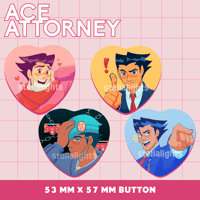 Image 2 of Phoenix Wright Buttons