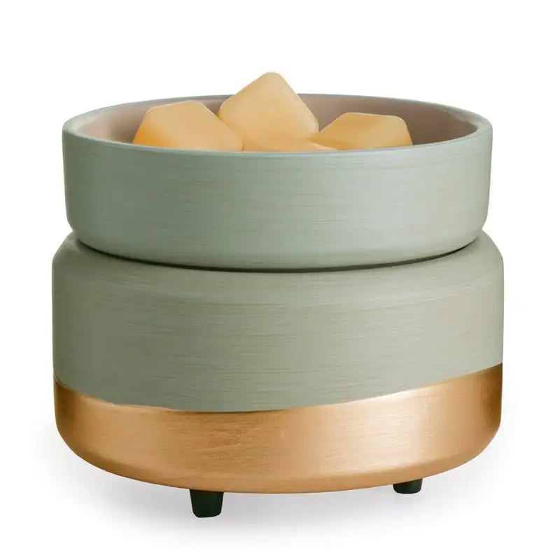 2-In-1 Candle With A Fragrance Warmer For Candles And Wax Melting