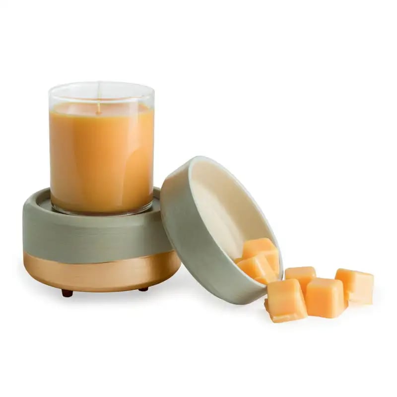2-In-1 Candle With A Fragrance Warmer For Candles And Wax Melting