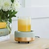 2-In-1 Candle With A Fragrance Warmer For Candles And Wax Melting  