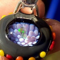 Image 3 of UFO implosion pendant with opal shard-1