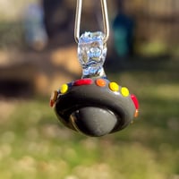 Image 2 of UFO implosion pendant with opal shard-1