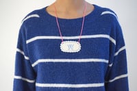 Image of Yay Multi – porcelain pendant necklace