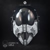 ANTIHERO // V2 - D : Standard Edition "Black and Grey" 3d Printed Cyber Armor Mask