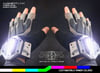 AUGMENT//V1 LED Cyberpunk Gauntlets (Wrist Cuff Variant) - Choose Your Color!