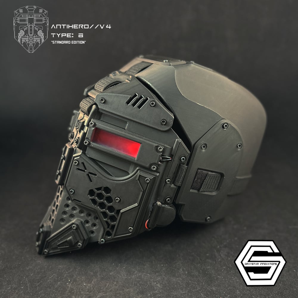 ANTIHERO // V4 : Type - B "Noir" (Mask or Helmet)