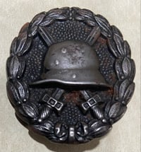 Image 2 of WW1 (Imperial German Empire) Wound Badge (in Black) - Authentic Issue