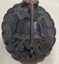 Image 4 of WW1 (Imperial German Empire) Wound Badge (in Black) - Authentic Issue