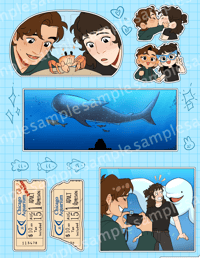 Aquarium Date Sticker Sheet (PRE-ORDER)