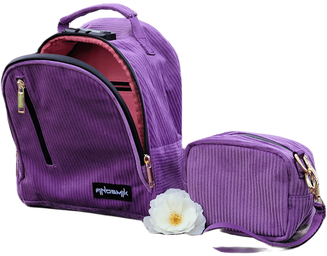 Retro corduroy backpack sales