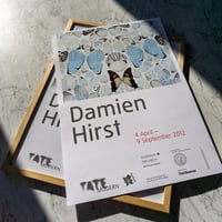 Image 1 of Tate Modern - Sympathy in White Major | Damien Hirst - 2012 | Event Poster | Vintage Poster