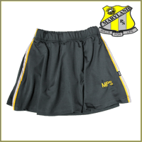 Image 2 of MPS Girls Sport Skort - Charcoal Gold/Grey Piping $38.05
