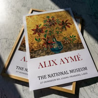 Image 1 of Alix Aymé | The National Museum - Bouquet au Vase Bleu | 1960 | Event Poster | Vintage Poster