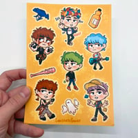 Image 1 of Waterparks Awsten Knight 5x7 Sticker Sheet