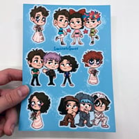 Image 1 of Waterparks Band 5x7 Sticker Sheet