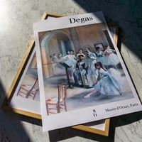 Image 1 of Musee d'Orsay - The Ballet Class | Edgar Degas - 1986 | Event Poster | Vintage Poster